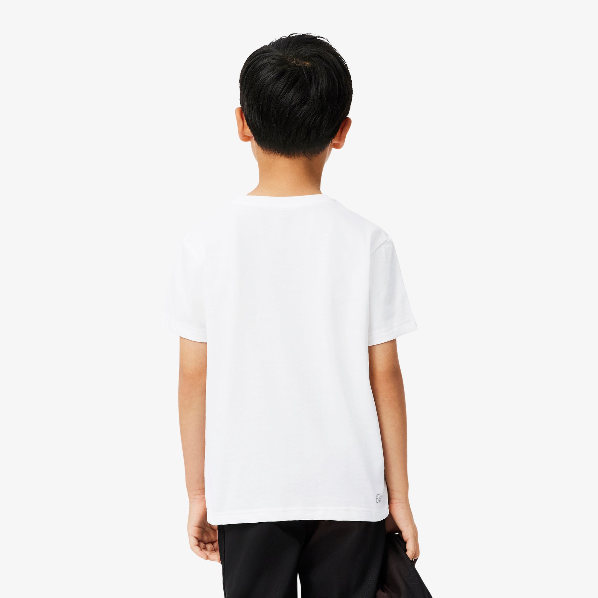 LACOSTE Kids' Ultra Dry Technical Cotton Sport T-Shirt
