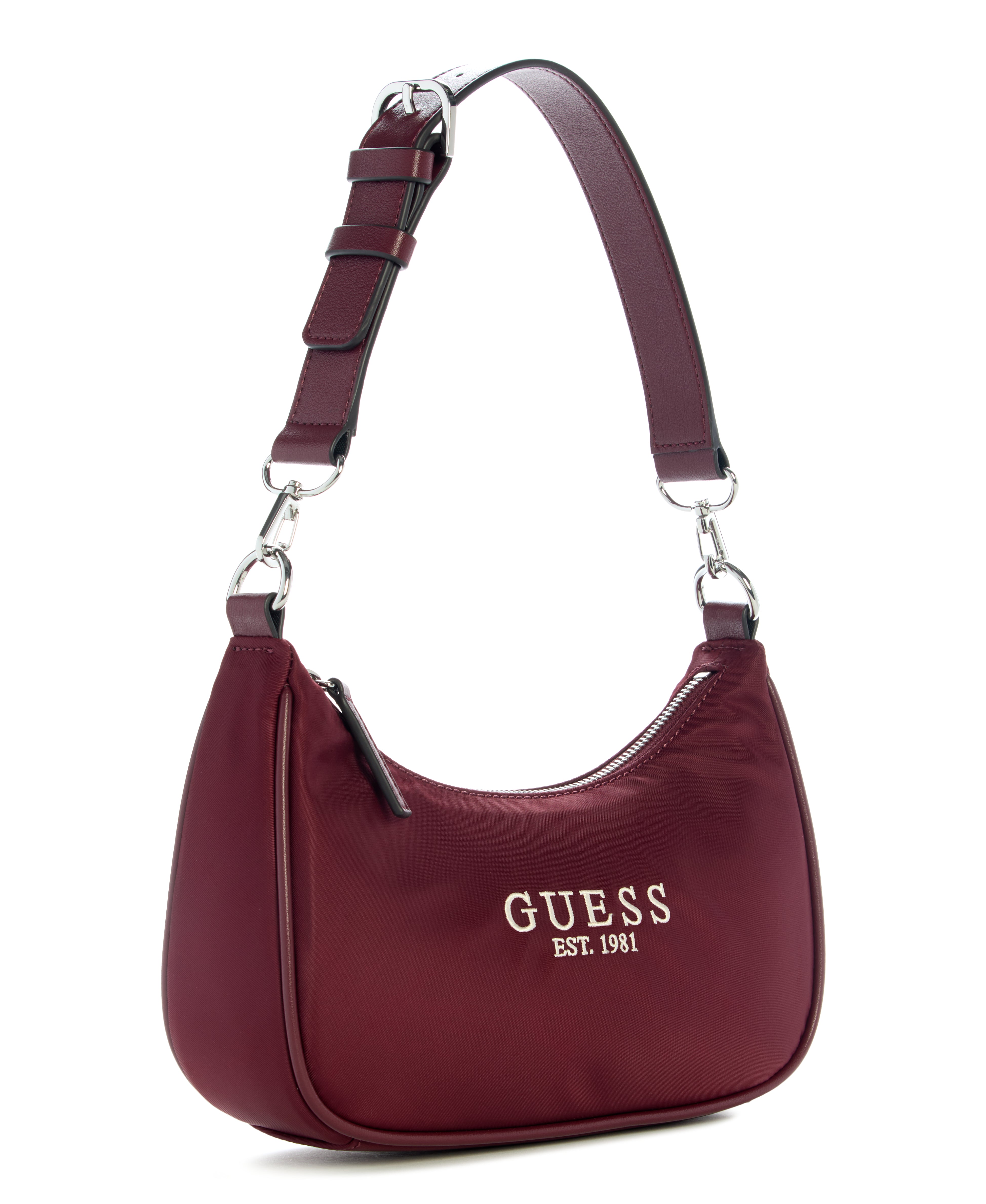 GUESS Wine Arona Shoulder Bag