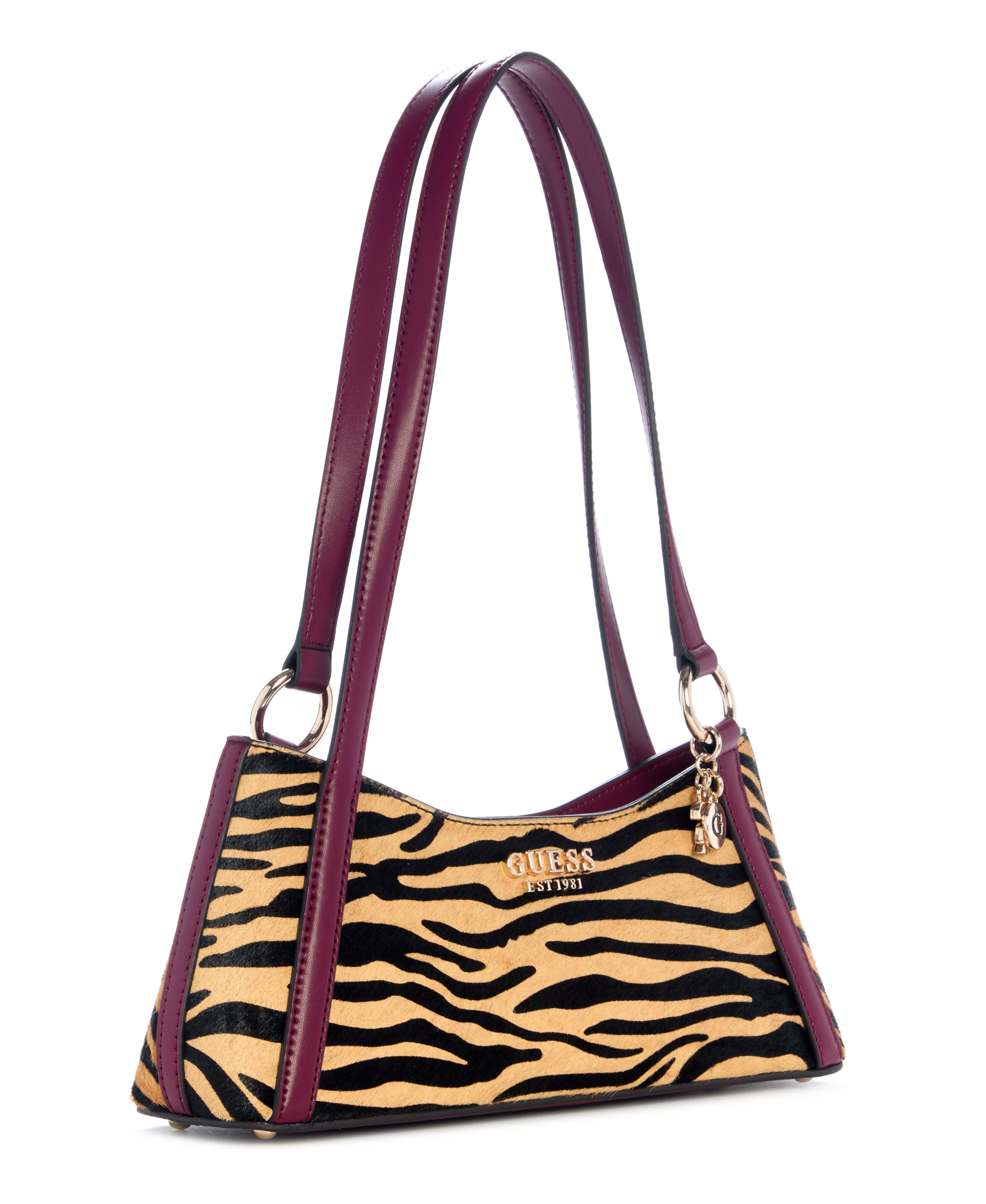 GUESS Domitilla Genuine Leather Shoulder Bag