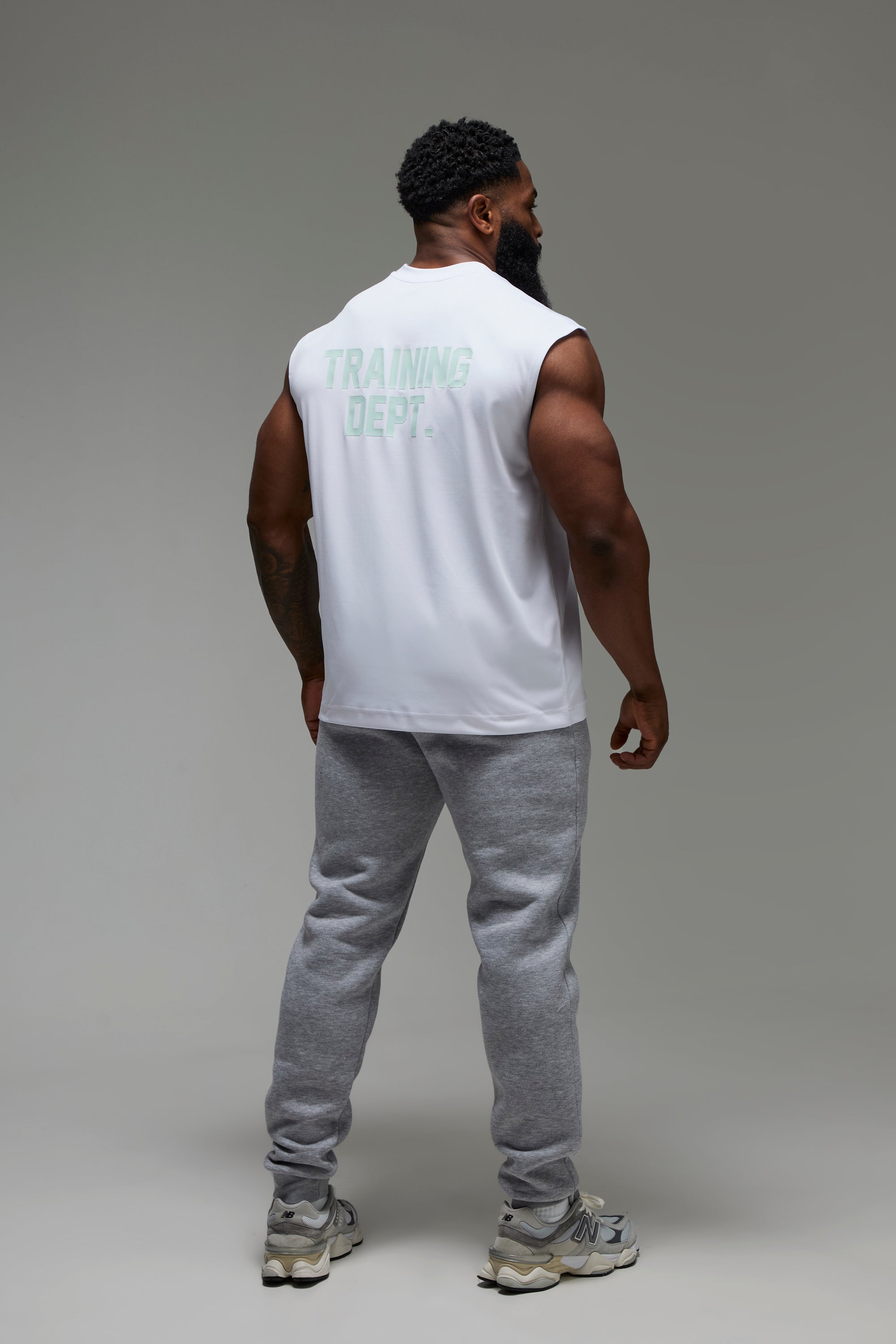 BOOHOOMAN Training Dept Oversized Performance Tank