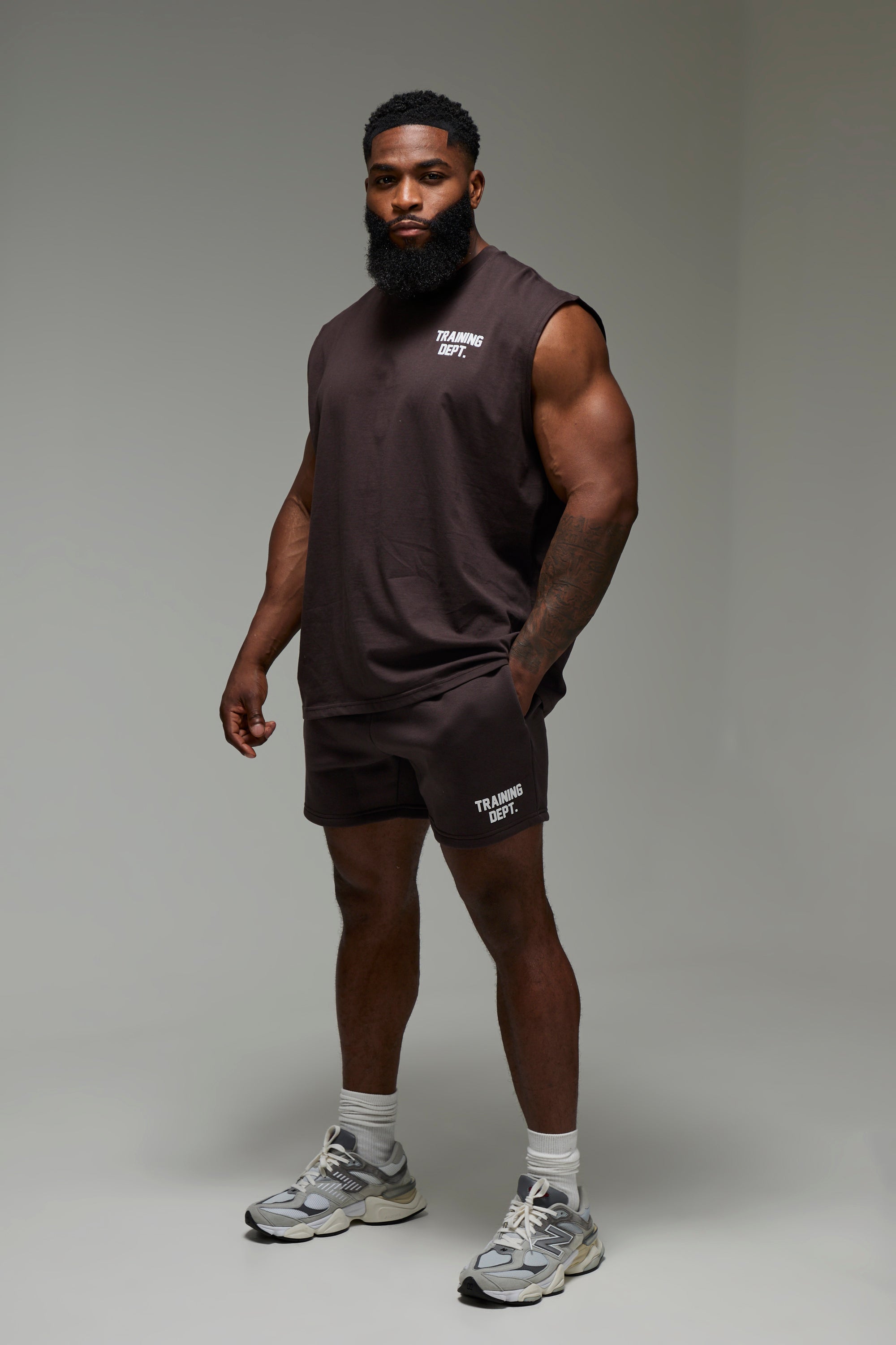 BOOHOOMAN Training Dept Oversized Tank