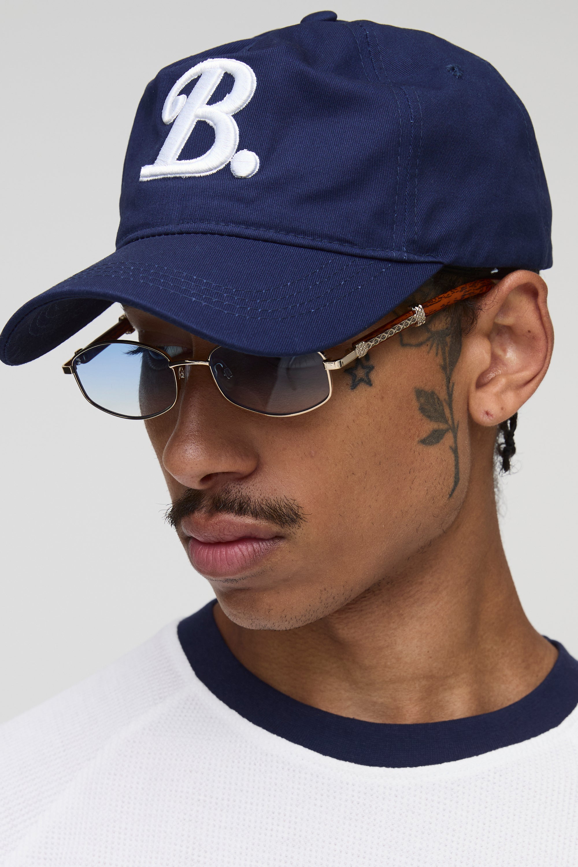 BOOHOOMAN B Embroidered Cap