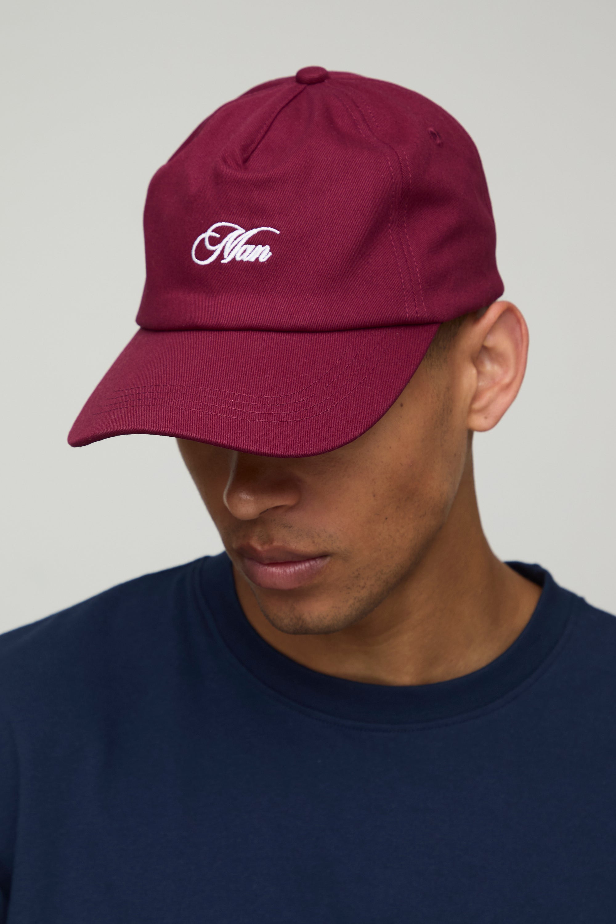 BOOHOOMAN Man Twill Embroidered Cap