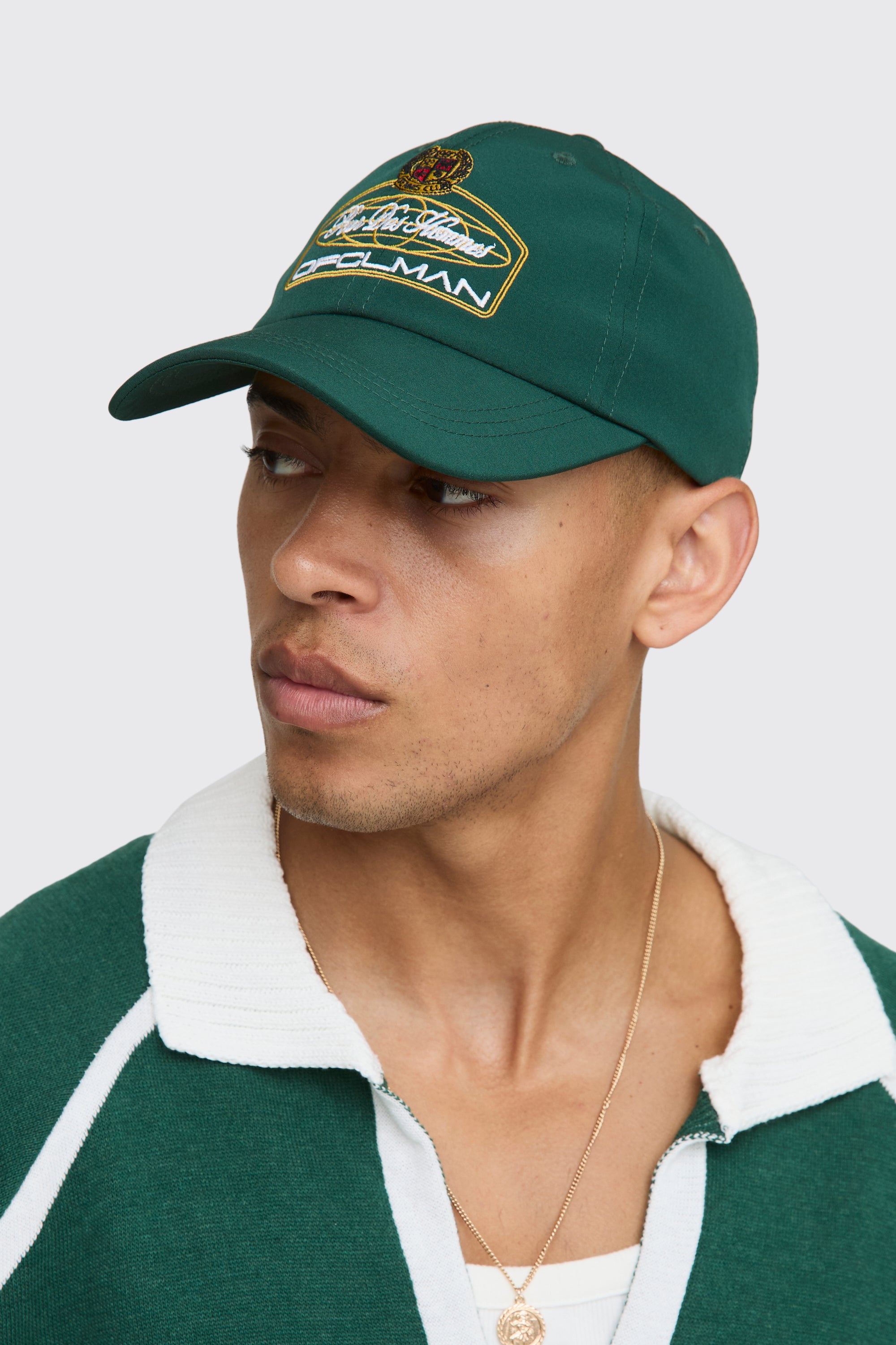 BOOHOOMAN Man Embroidered Varsity Twill Cap