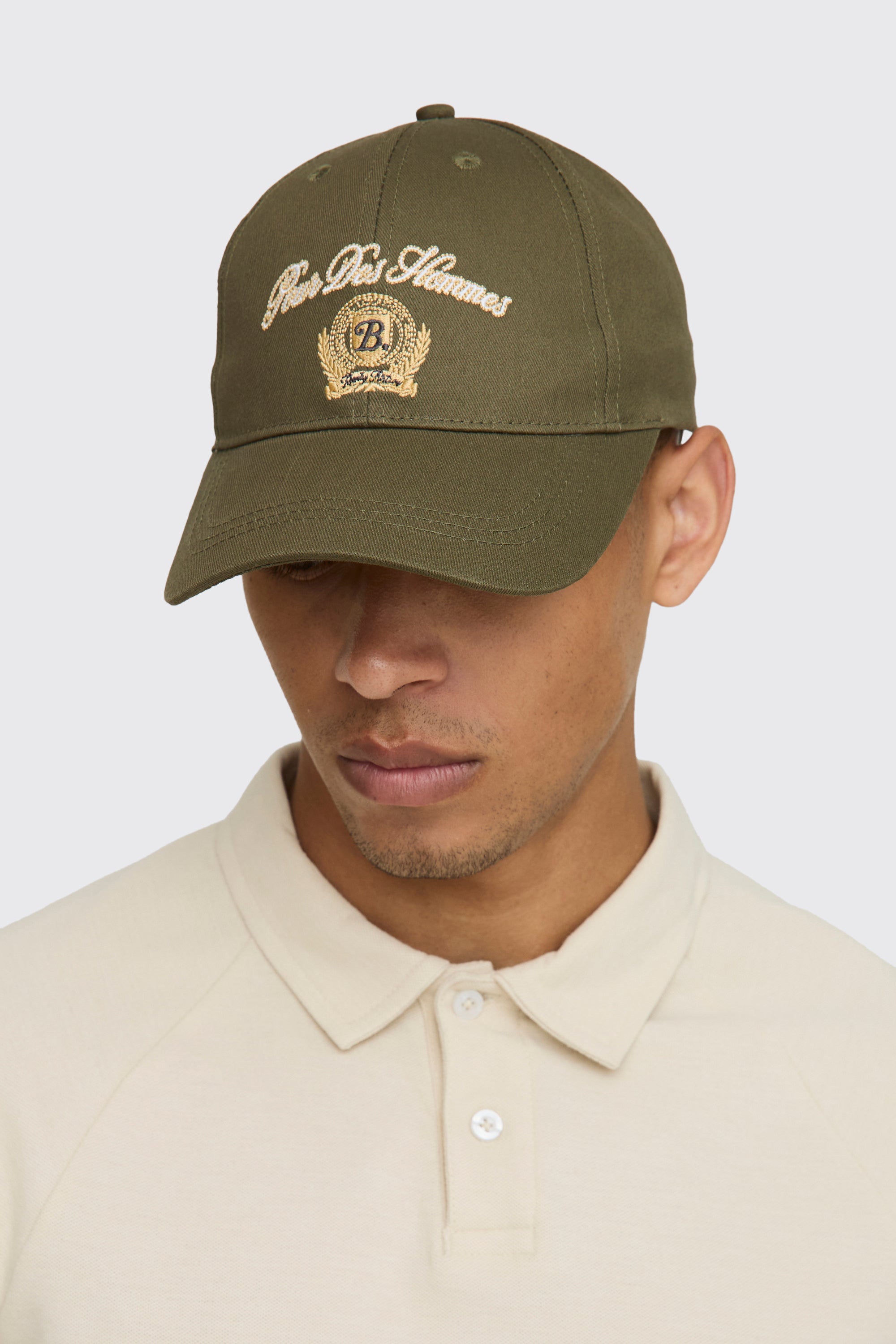 BOOHOOMAN Varsity Embroidered Twill Cap