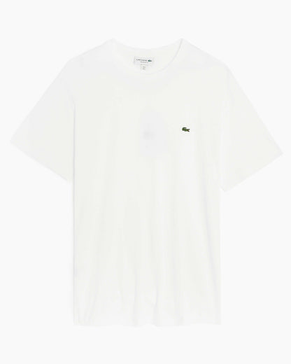 Lacoste Men’s Crew Neck Cotton T-shirt - White / S - Lacoste Apparel THE MIX