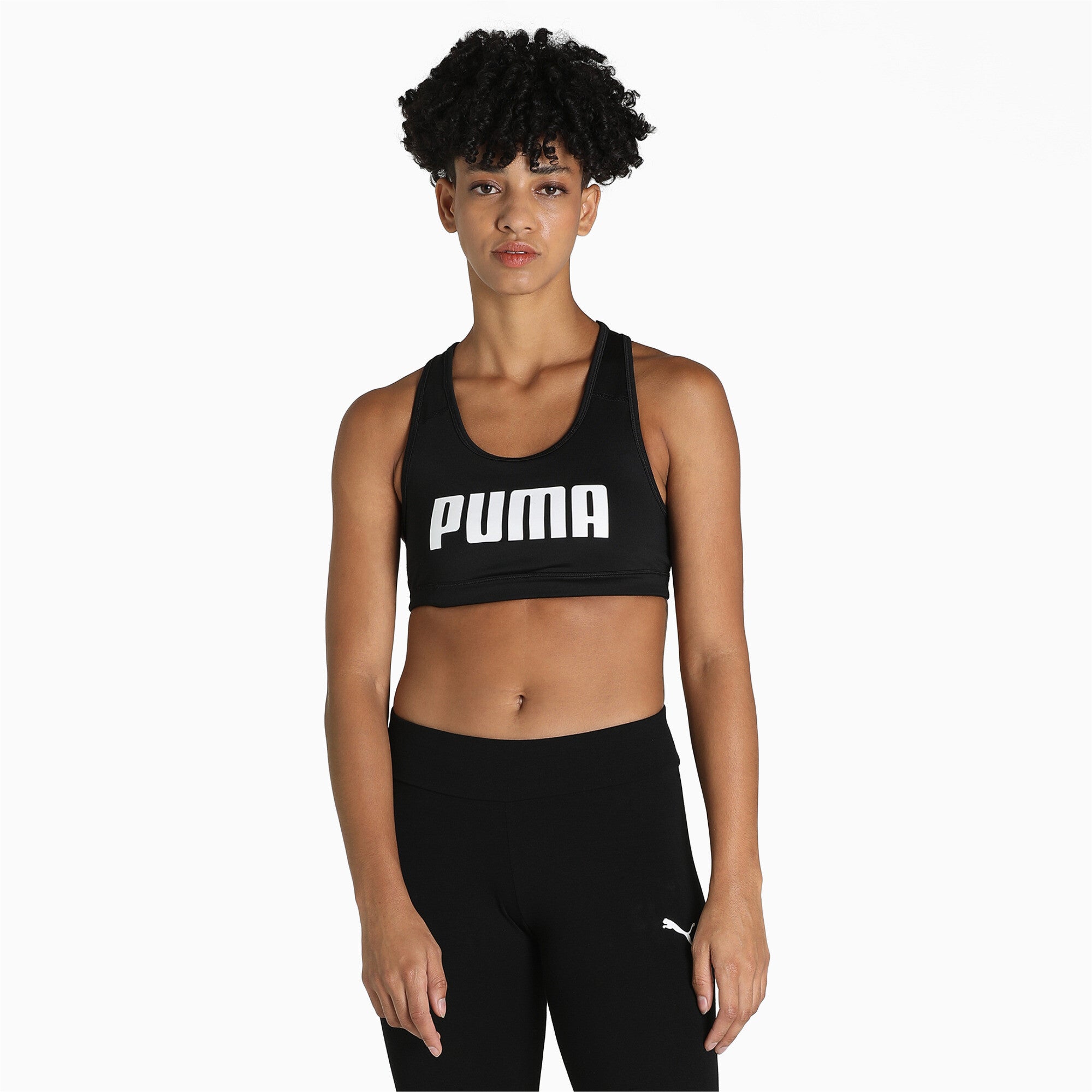 Mid Impact 4Keeps Bra - M / Puma Black - PUMA Apparel THE MIX