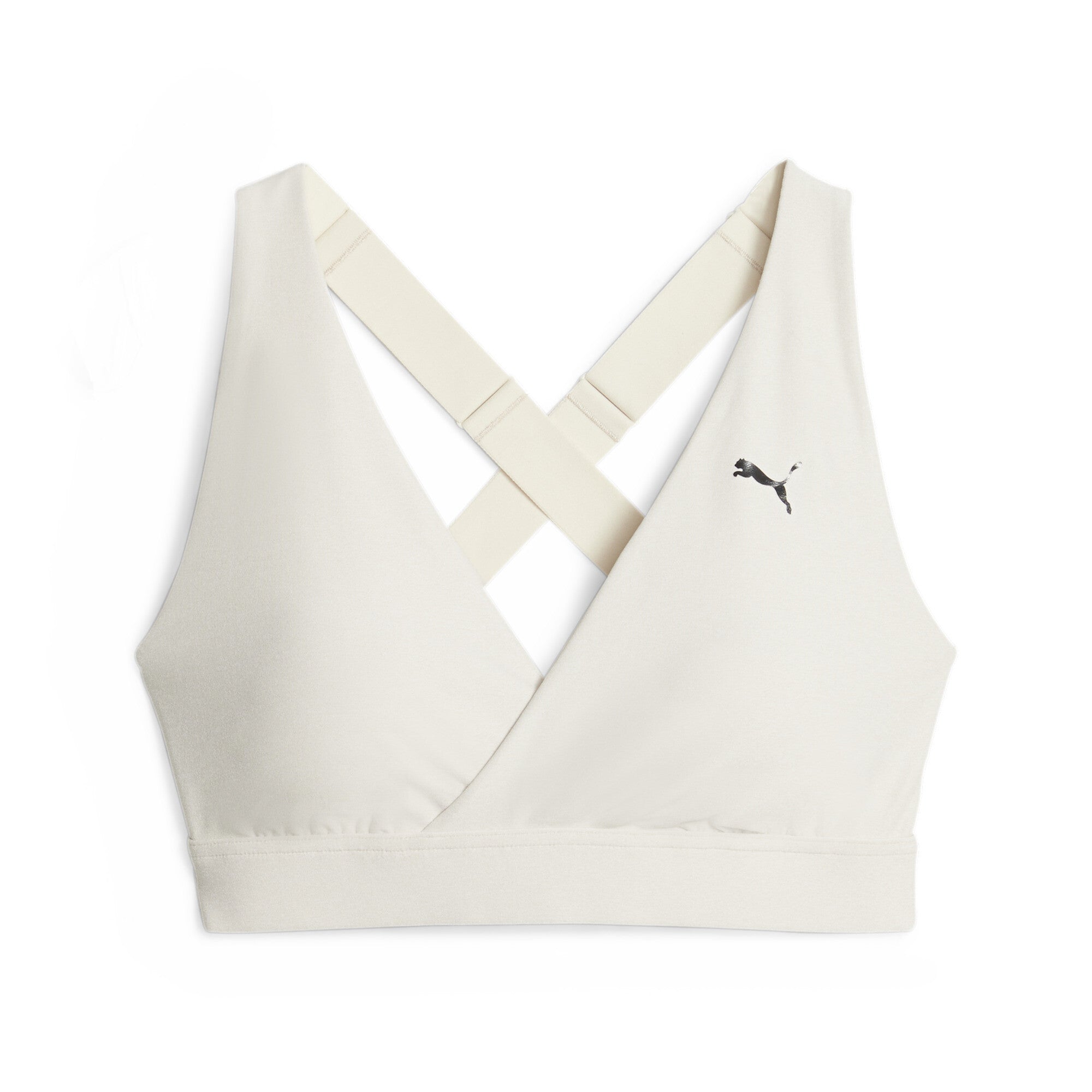 Mid Impact Yogini Cross Over Bra - S / Alpine Sno - PUMA Apparel THE MIX