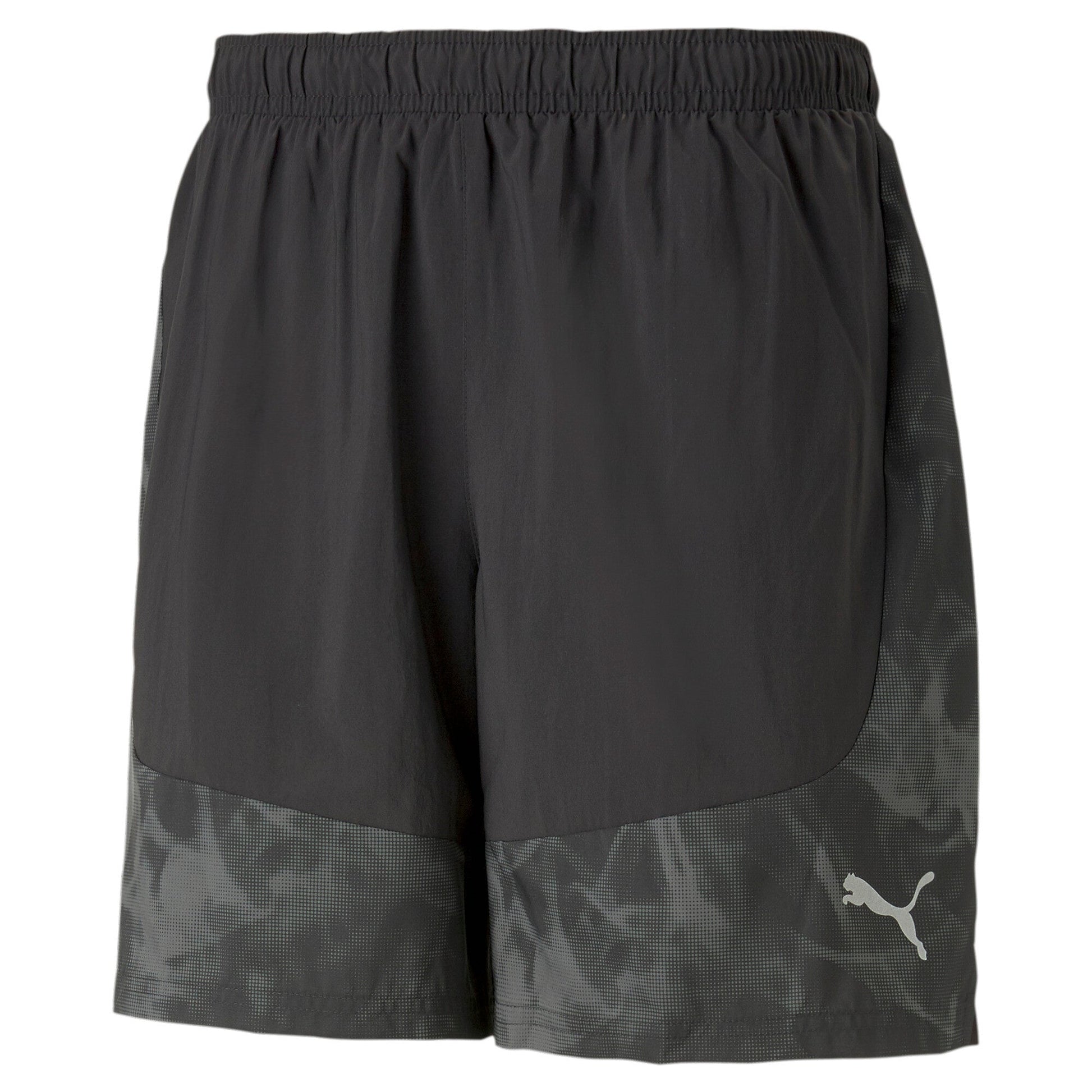 Run Favorite Woven AOP Session 7 Short - S / PUMA Black-AOP - PUMA Woven Shorts THE MIX