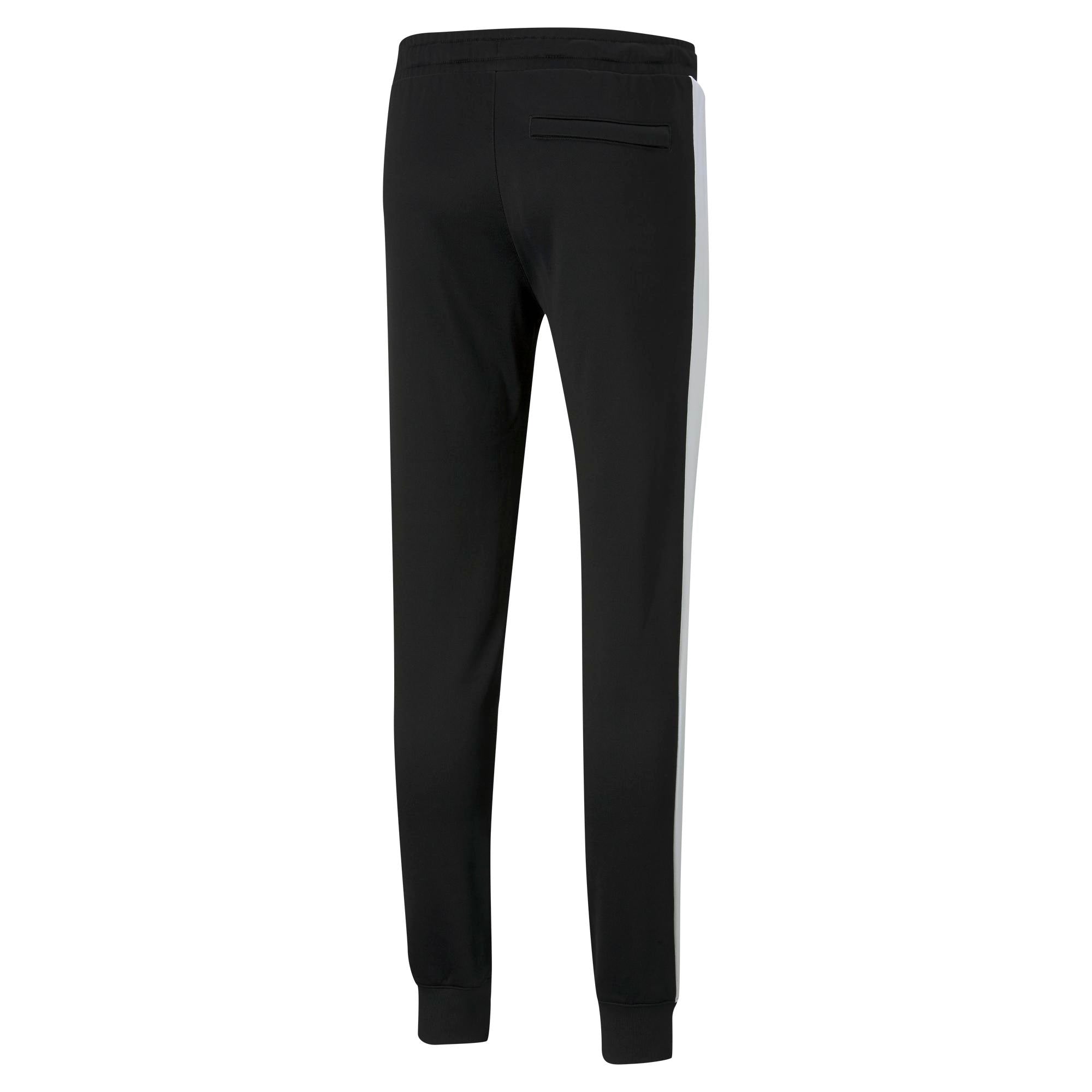 Iconic T7 Track Pants PT Puma Black - PUMA trackpants THE MIX