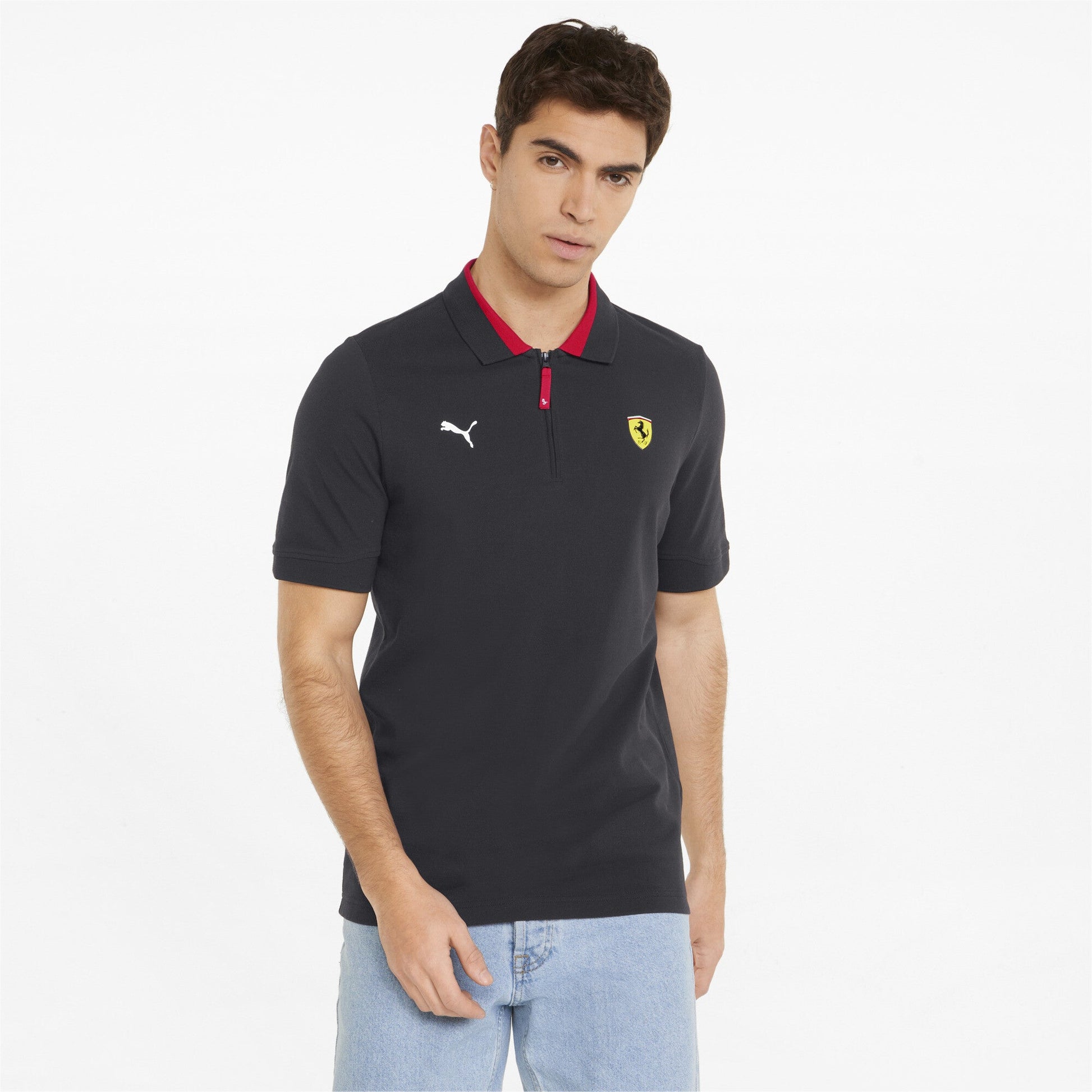 Ferrari Race Polo - M / Puma Black - PUMA Apparel THE MIX