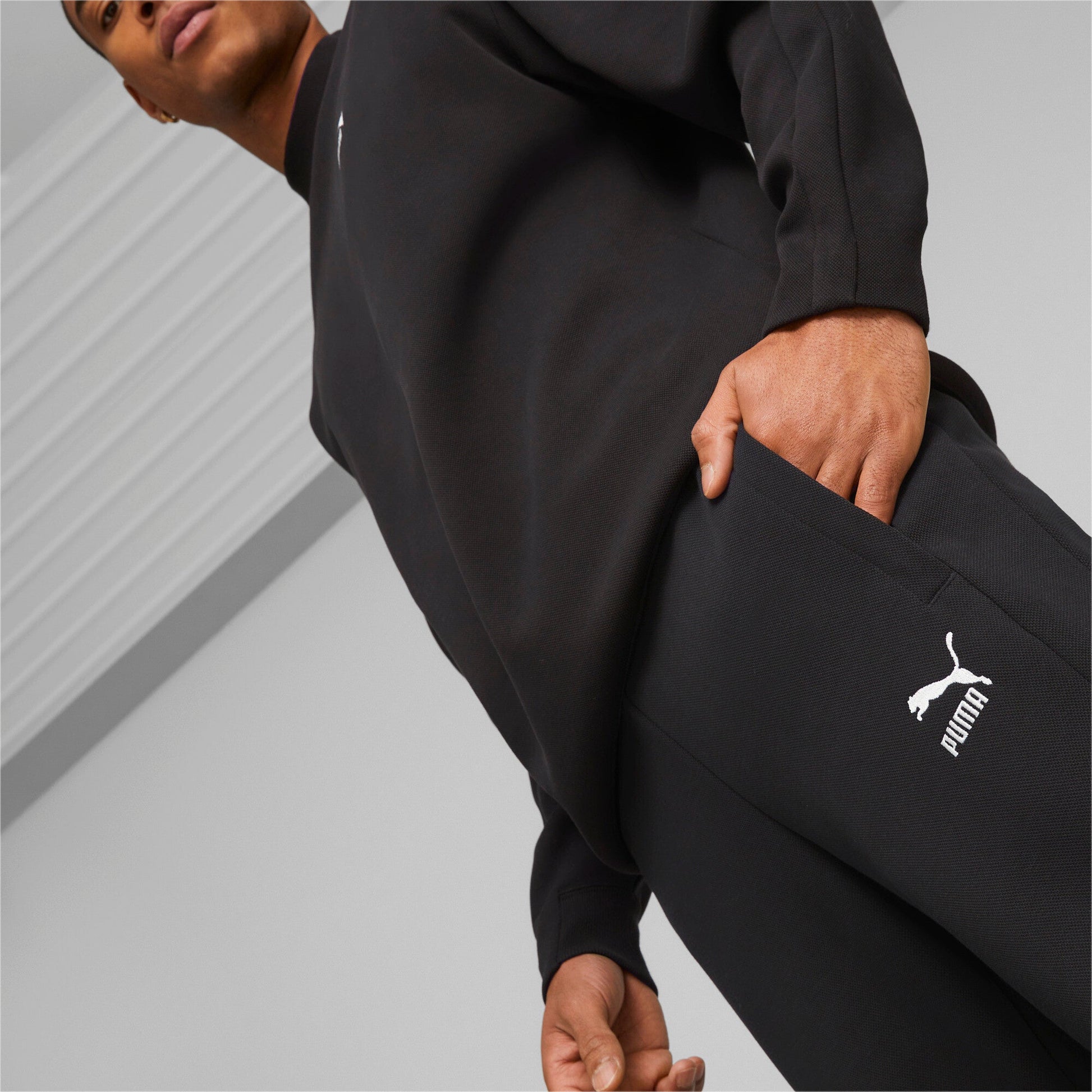 T7 Track Pants DK - XL / PUMA Black - PUMA Apparel THE MIX