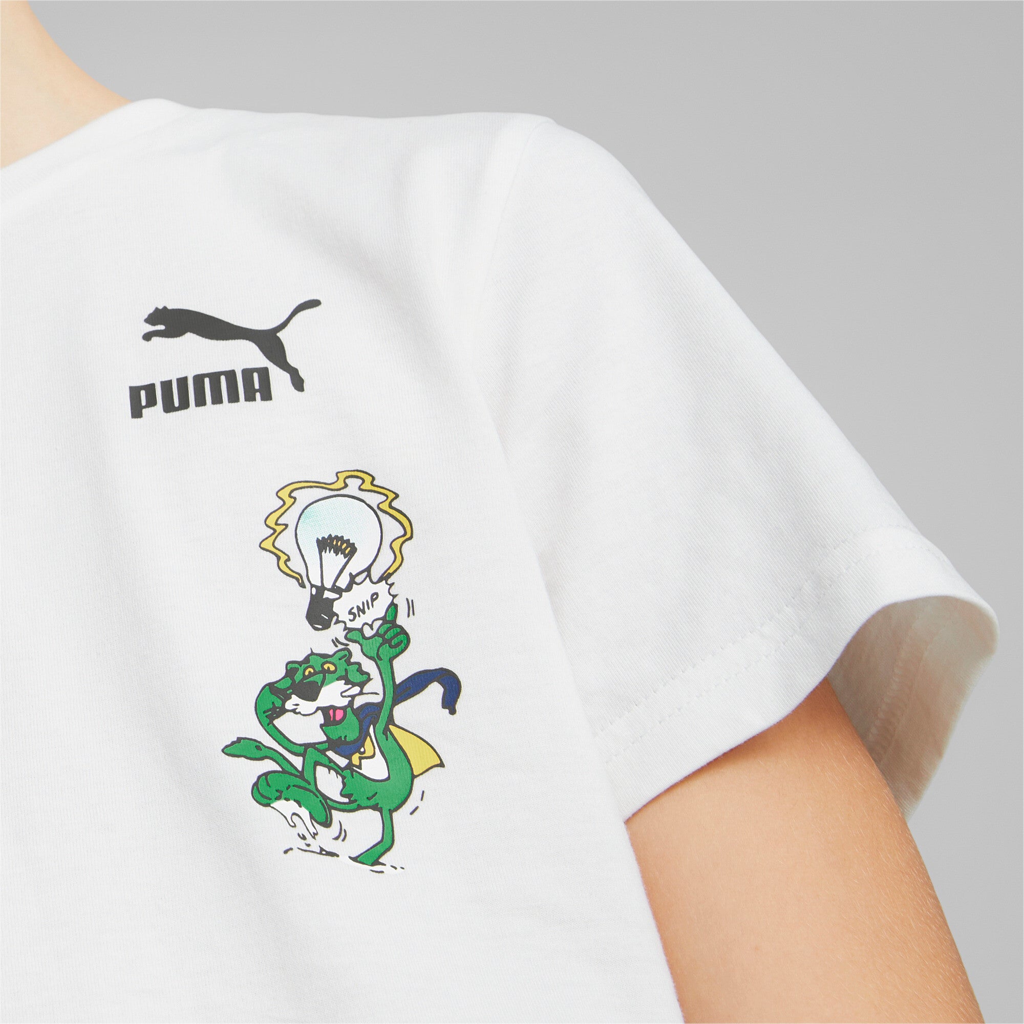 CLASSICS SUPER PUMA Tee B - 164 / PUMA White - PUMA Apparel THE MIX