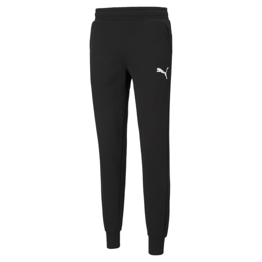 ESS Logo Pants FL Cl - S / Puma Black - PUMA Apparel THE MIX