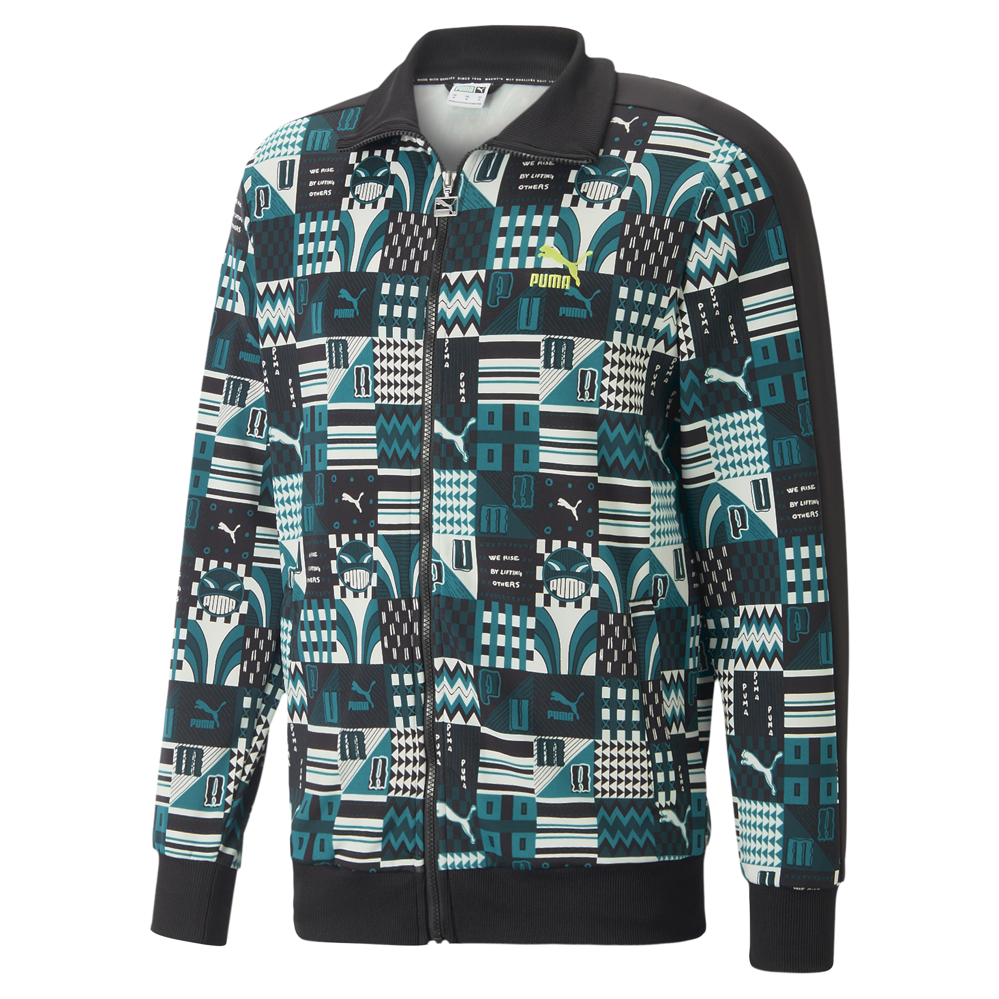 PUMA x Davido T7 Jacket AOP - XS / Deep Aqua - PUMA Track jacket THE MIX