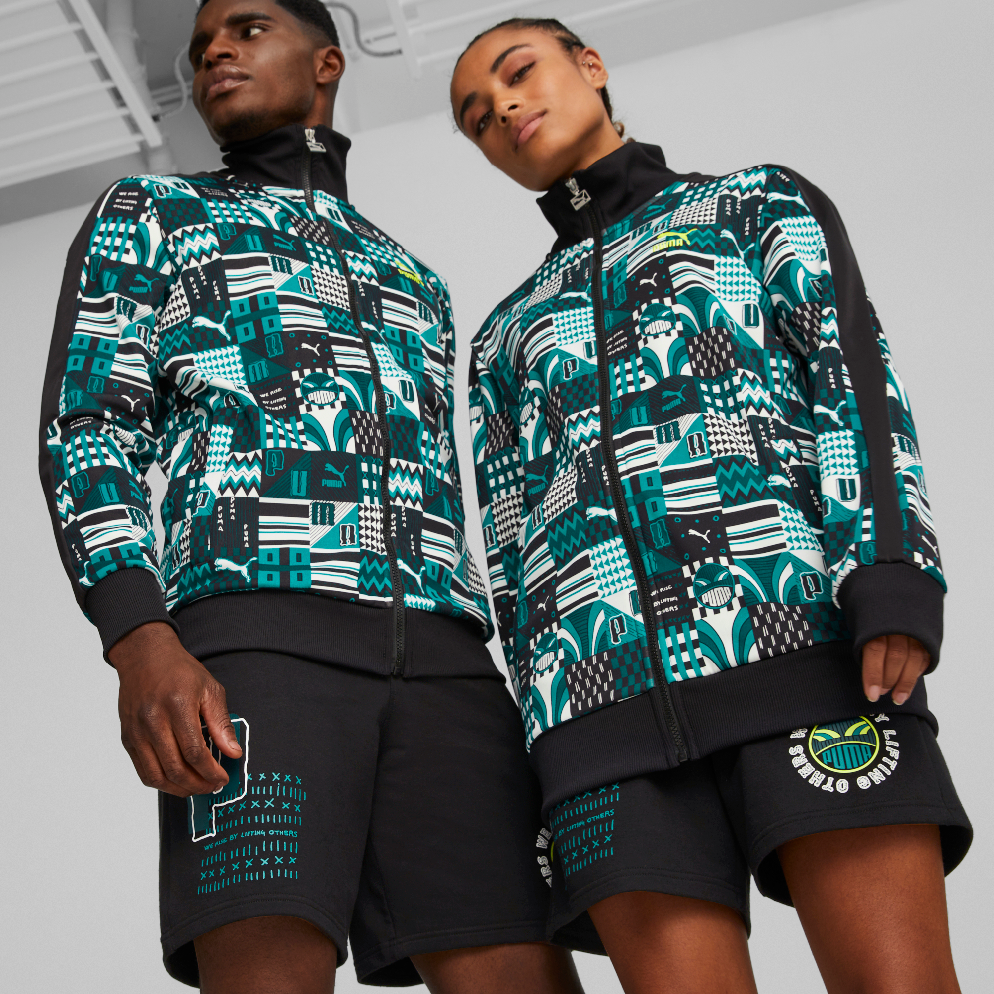 PUMA x Davido T7 Jacket AOP - PUMA Track jacket THE MIX