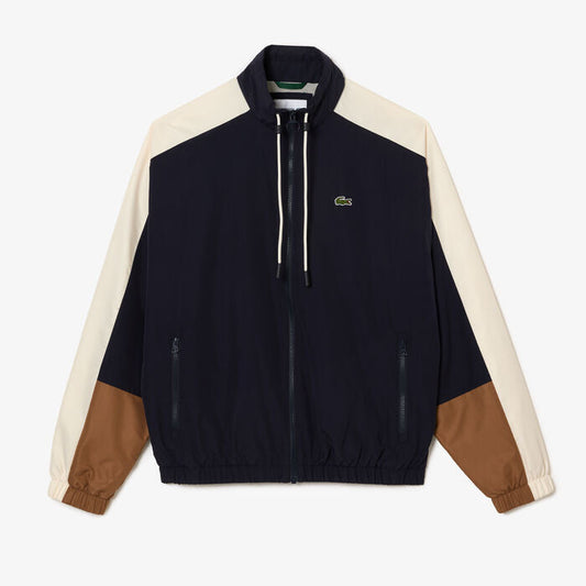 Lacoste Water Resistant Colourblock Zipped Sportsuit Jacket