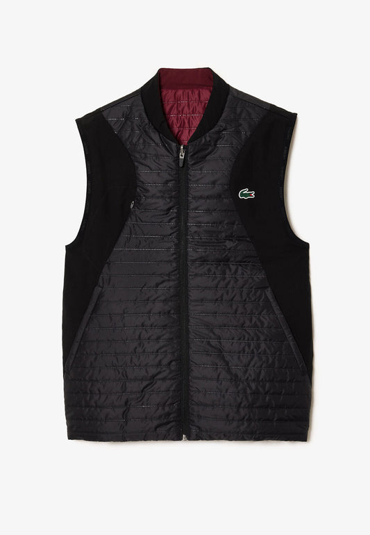 Lacoste Men's Sport Padded And Reversible Vest Jacket