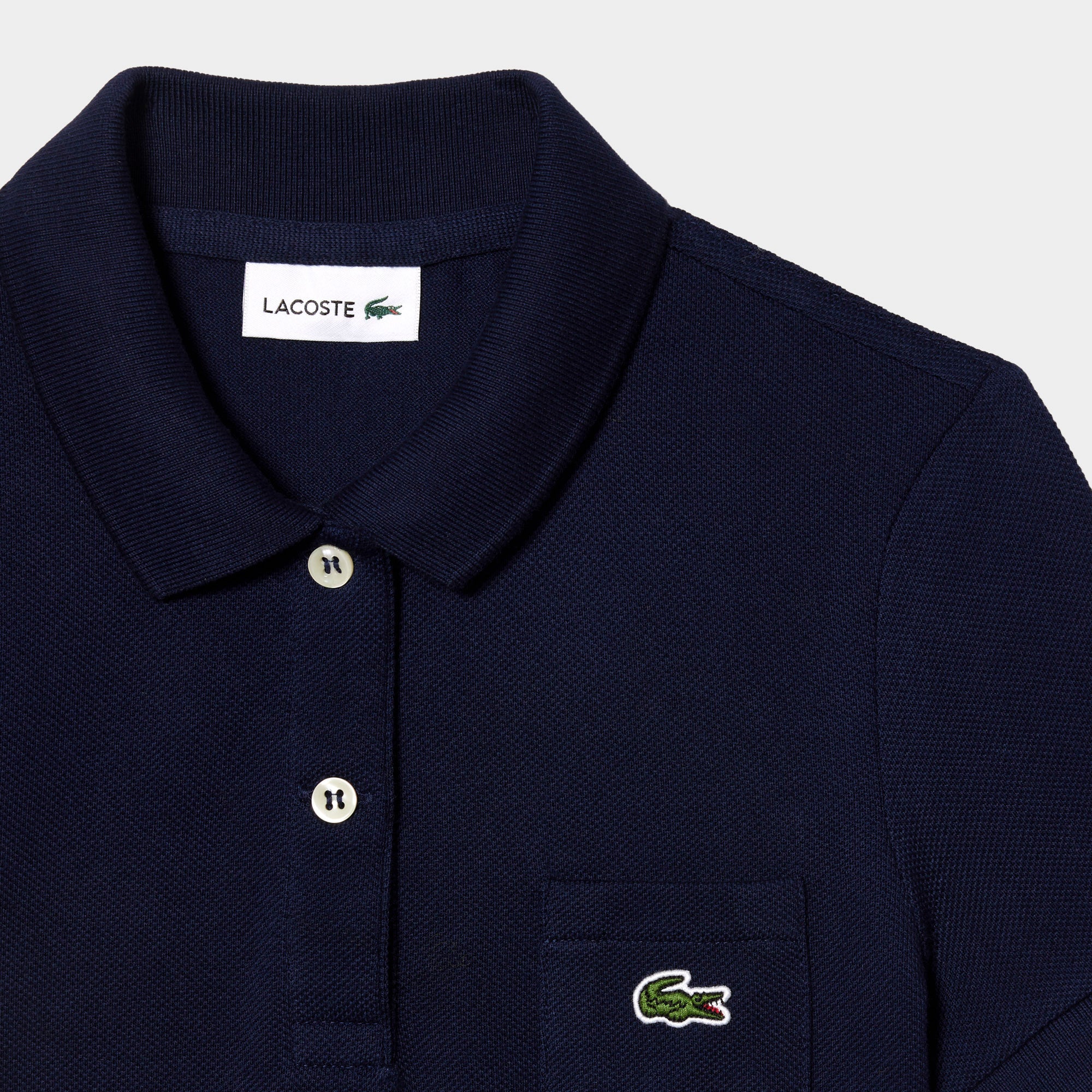 Lacoste Girl's Polo-Style Cotton Dress - Lacoste Apparel THE MIX