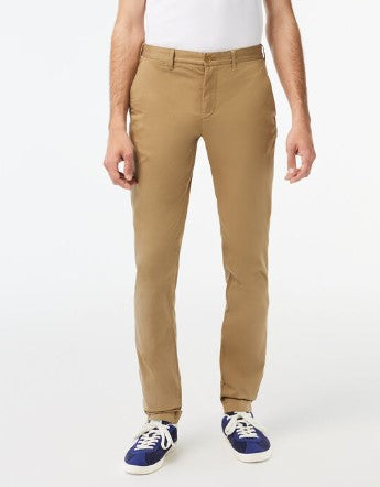 LACOSTE Stretch Cotton Slim Fit Chino Pants