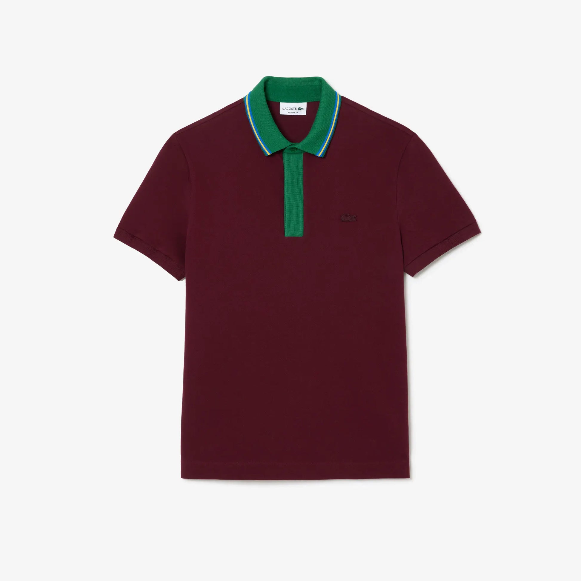 Lacoste Smart Paris Regular Fit Contrast Neck Polo Shirt - Lacoste Apparel THE MIX