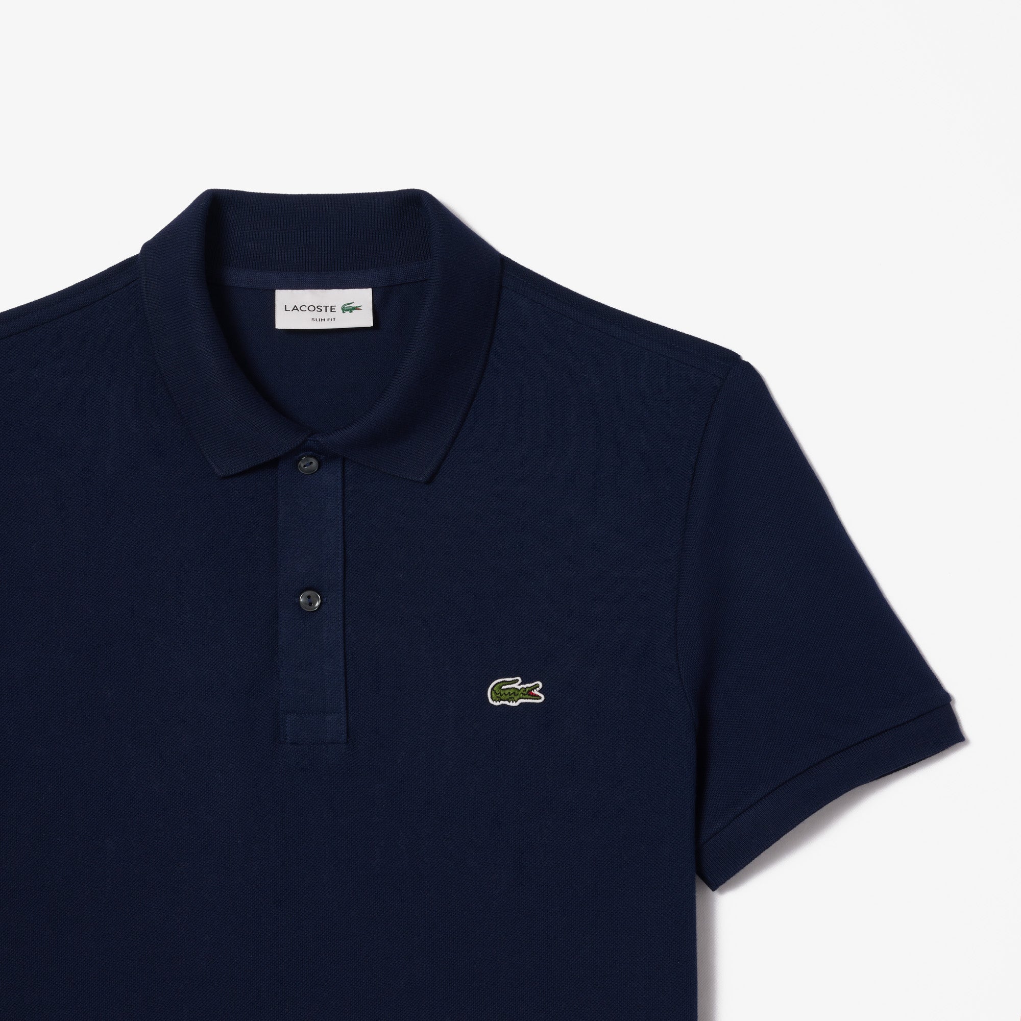 MEN'S SLIM FIT PETIT PIQUÉ COTTON POLO