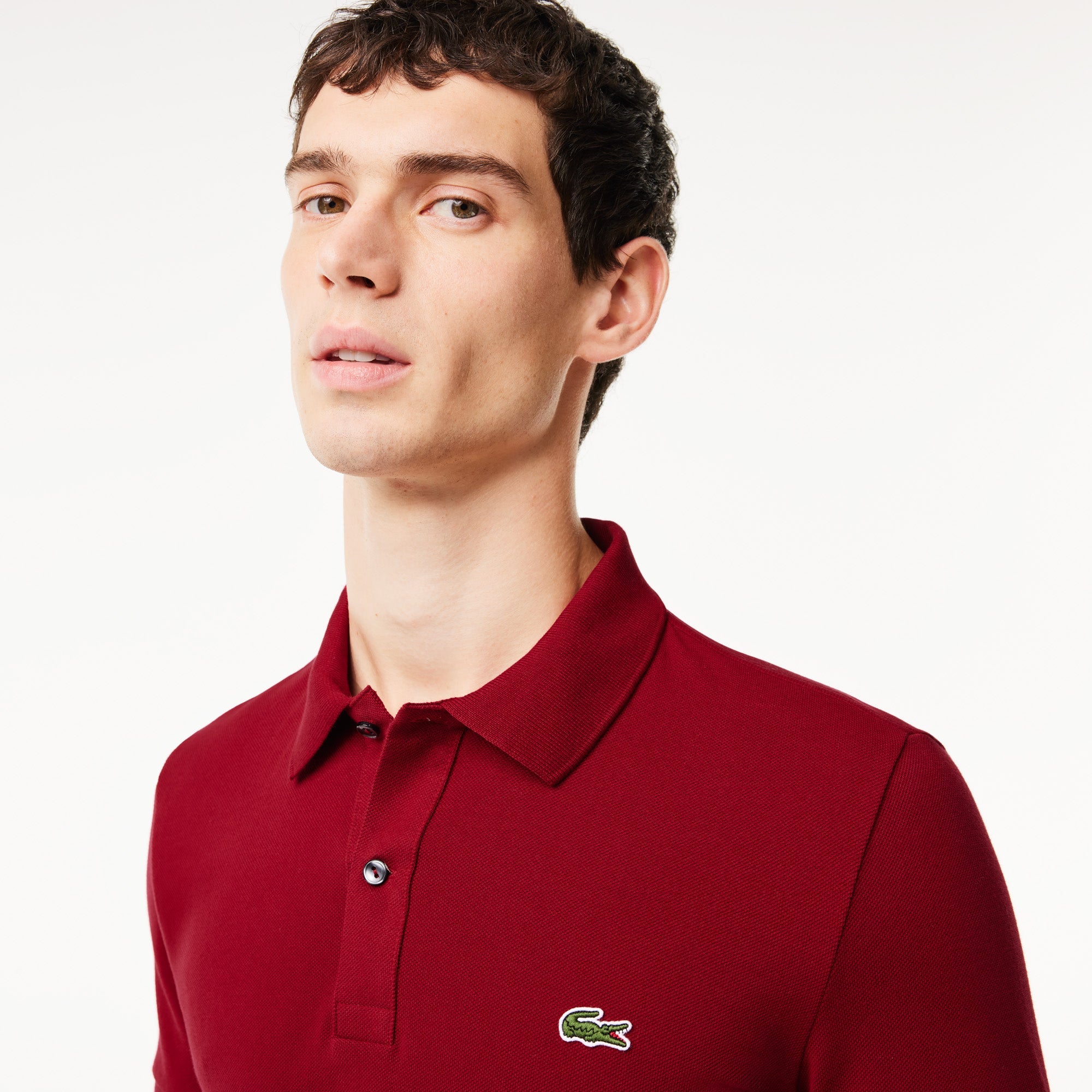 MEN'S SLIM FIT PETIT PIQUÉ COTTON POLO