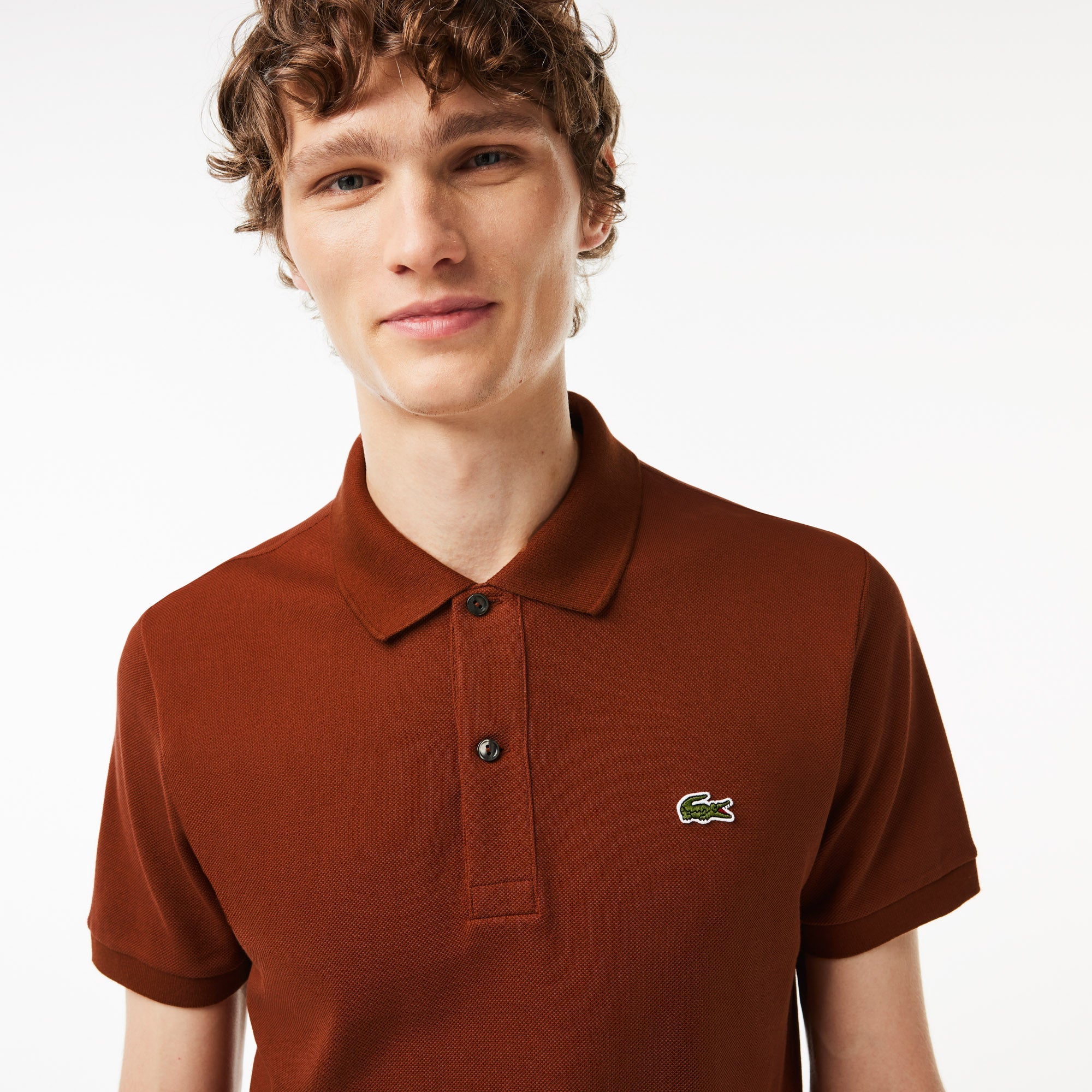 MEN'S SLIM FIT PETIT PIQUÉ COTTON POLO
