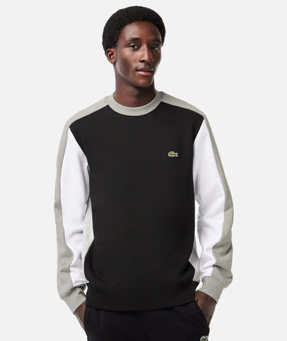 Lacoste Brushed Fleece Colour block Jogger Sweatshirt - Lacoste Apparel THE MIX