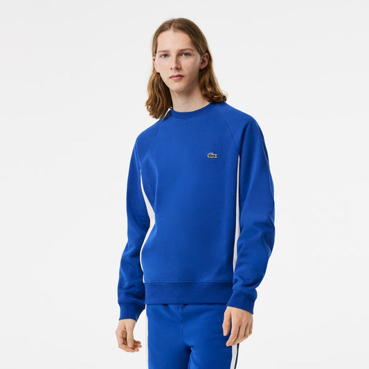 Men’s Lacoste Brushed Fleece Colourblock Sweatshirt