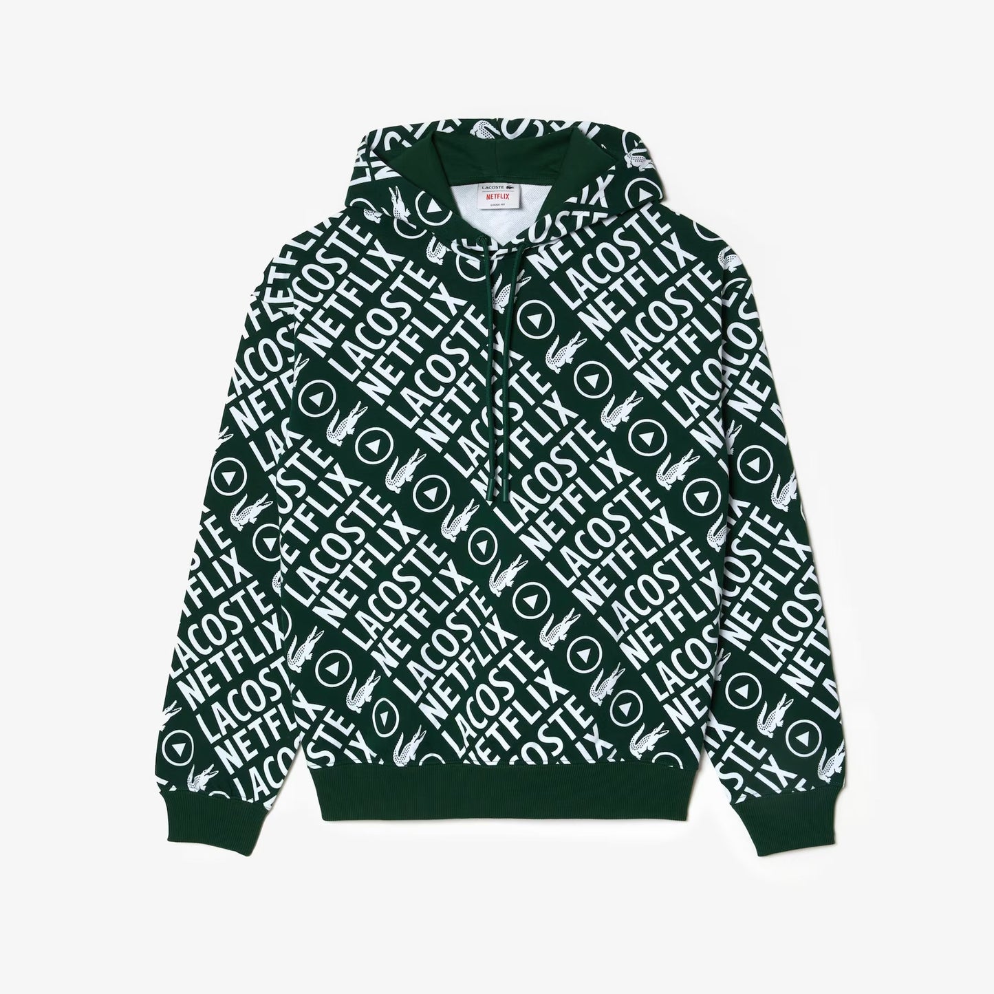 Men’s Lacoste x Netflix Loose Fit Organic Cotton Sweatshirt