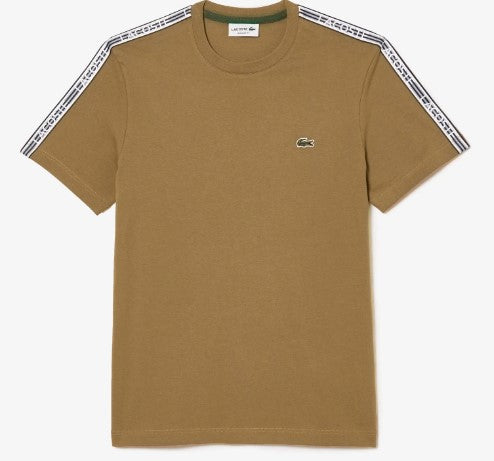 Lacoste Men's Regular Fit Logo Stripe T-shirt