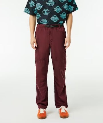LACOSTE SHOWERPROOF SPORTSUIT CARGO PANTS