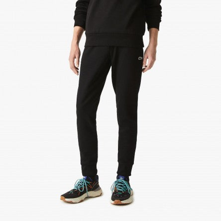 Lacoste Slim Fit Organic Cotton Fleece Joggers - L / 031 / Black - Lacoste Apparel THE MIX