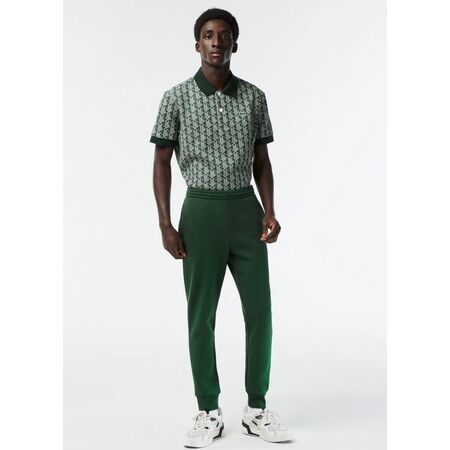 Lacoste Slim Fit Organic Cotton Fleece Joggers - L / 132 / Pine Green - Lacoste Apparel THE MIX