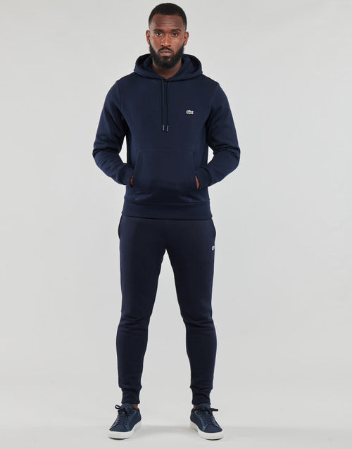 Lacoste Slim Fit Organic Cotton Fleece Joggers - L / 166 / Midnight Blue - Lacoste Apparel THE MIX