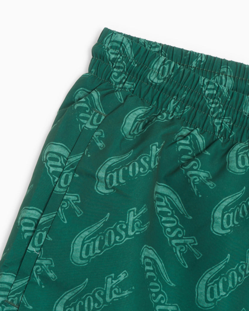 Men’s Lacoste Recycled Polyester Print Swim Trunks